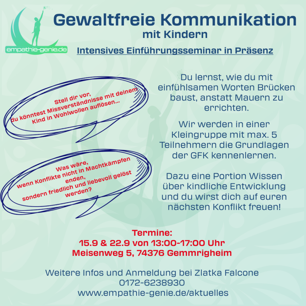 GFK intensiv Einführungsseminar in Präsenz